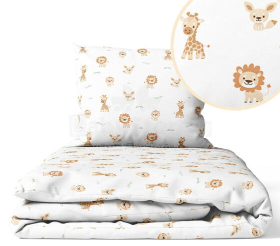 Cover set - 2 pcs - 120x90, 40x60  - SWEET SAFARI