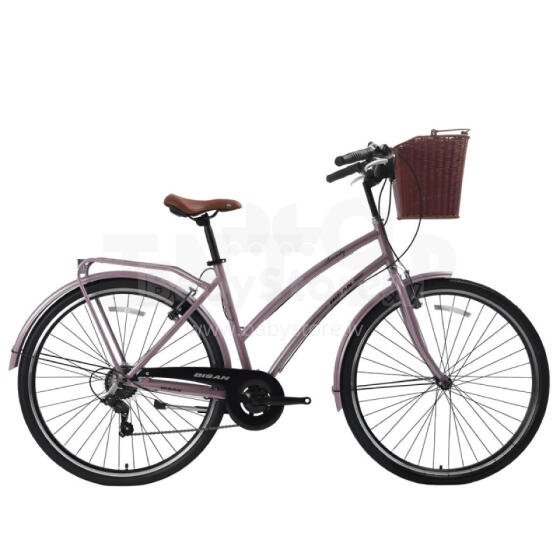 Pilsētas velosipēds Bisan 28 Serenity S Powder Pink (Rata izmērs: 28 Rāmja izmērs: 19)