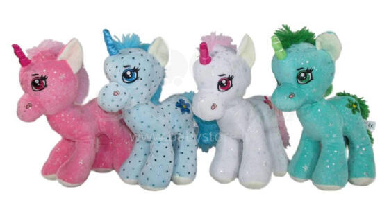 Plush toy - 0128 -UNICORN - size 30 cm