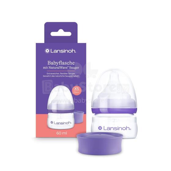 Lansinoh Baby Bottle with NaturalWave Teat XS Art.288855 Natural Wave bottle 60ml
