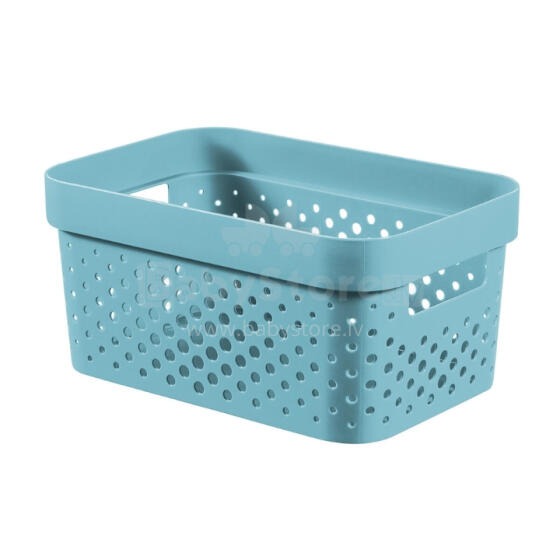 Box Infinity Recycled 4.5L 27x19x12cm blue
