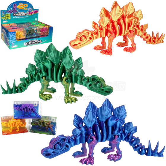 SZKIELET DINOZAUR STEGOZAUR WYDRUK 3D