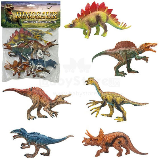 ZESTAW DINOZAURÓW 6 SZTUK