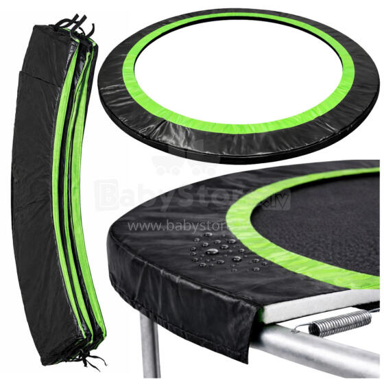 Lean Spring Pad for Trampoline Black 480-487 cm 16 ft