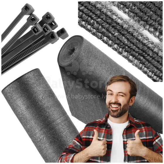 Shade mesh light anthracite 140 GSM 1.5 x 10 m SN0070