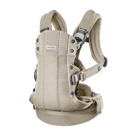 BABYBJÖRN bērnu nēsātājs HARMONY 3D MESH, grey beige, 088002