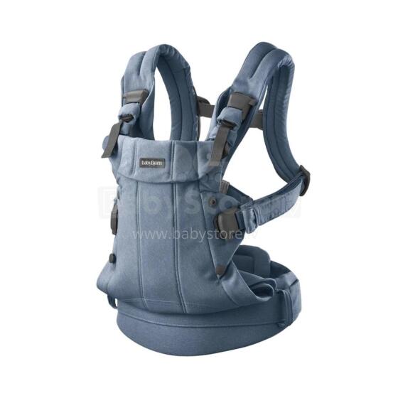 BABYBJÖRN bērnu nēsātājs HARMONY WOVEN MELANGE, blue, 088033