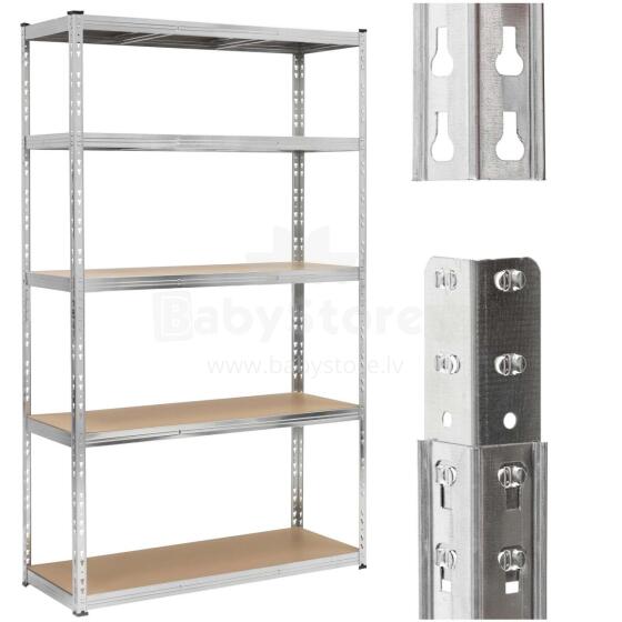 Shelf 205 x 120 x 45 cm, 5 shelves HA5280