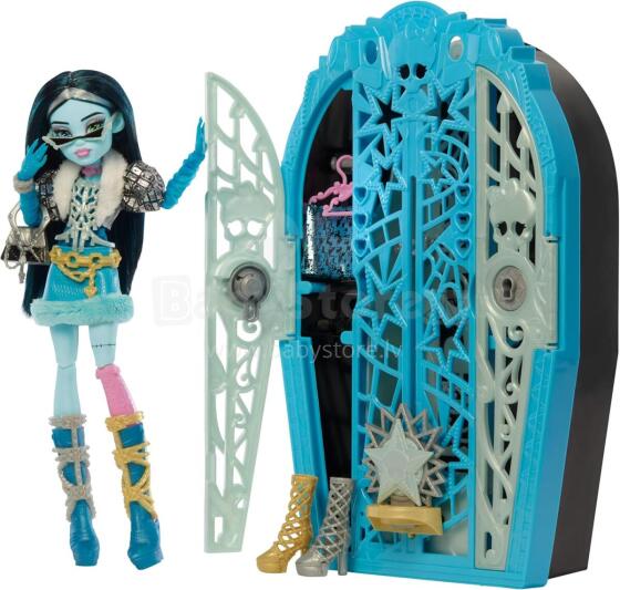 Monster High Skulltimate Secrets – Hauntlywood Mysteries Frankie Stein Wardrobe Set (19+ Surprises)