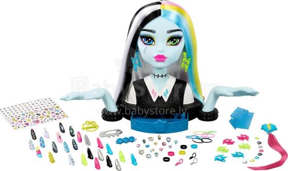 Monster High Frankie Stein Styling Head – Creative Hair & Make-Up Play Set