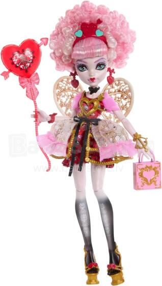 Monster High Scary Sweet Birthday Cupid Asteria lelle – rozā un sarkanā ballītes stils