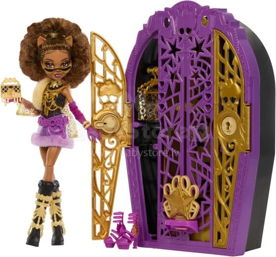Monster High Skulltimate Secrets Clawdeen Wolf – garderobes komplekts ar 19+ pārsteigumiem