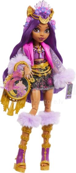 Monster High Clawdeen Wolf festivāla lelle – mūzikas festivāla stils