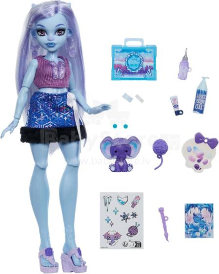 Monster High Self-Scare Secrets Abbey Bominable Doll & Relaxation Craft Set – 13 Surprises