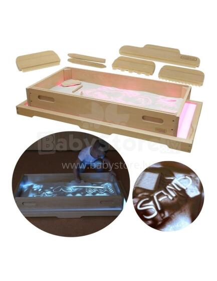 MASTERKIDZ Rectangular Sand Play Tray for LED Light Panel STEM