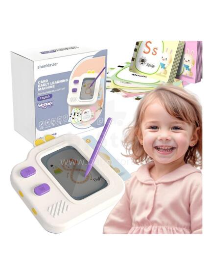 WOOPIE Graphic Tablet Doodle Board for Learning Drawing and English with 120 Cards Reader