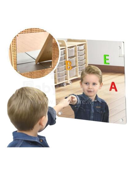 MASTERKIDZ Liels magnētiskais spogulis STEM dēlim