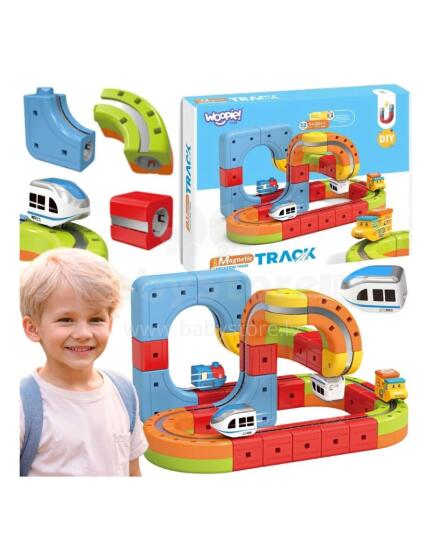 WOOPIE Magic Cube Train Construction Set Anti-Gravity Magnetic Track 32pcs