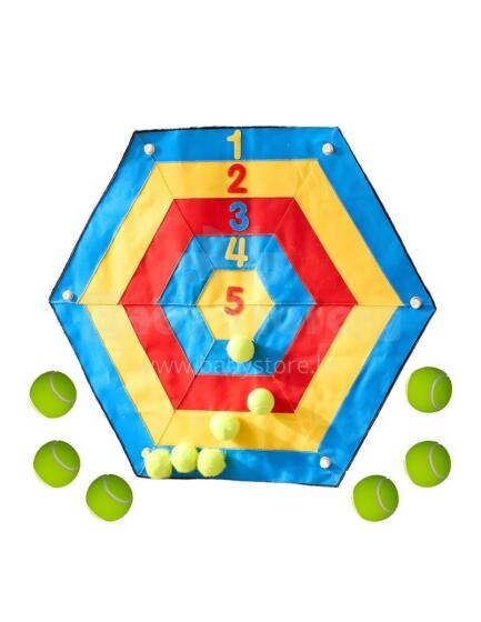 MASTERKIDZ Шестигранная мишень с велкро для метания мишеней для STEM доски