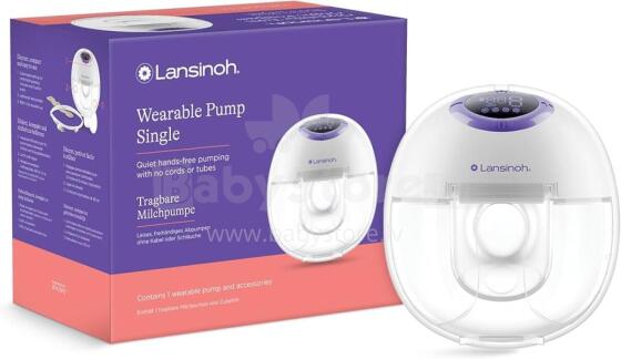 Lansinoh Single Wearable Pump Art.54072 Электрический молокоотсос