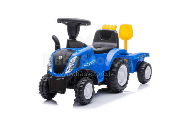 Каталка - 658T - ТРАКТОР с ПРИЦЕПОМ - NEW HOLLAND - СИНИЙ
