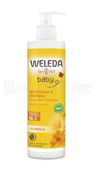 Weleda Calendula Shampoo/Body Wash Art.9026  Сalendula Shampoo & Body Wash 400ml