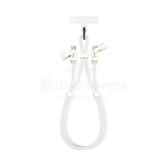 Sbox LANYARD WHITE Type-C -Type-C 1.5m White
