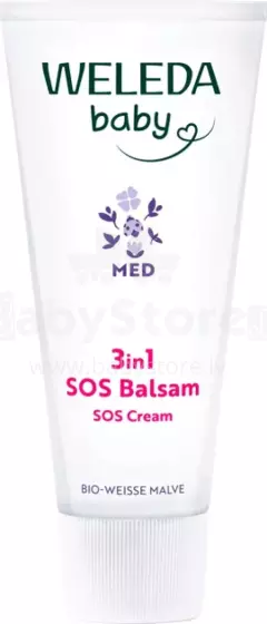 Weleda SOS Balsam Art.9036 SOS krēms, īpaši jutīgai ādai, 3in1, alteja, 50ml