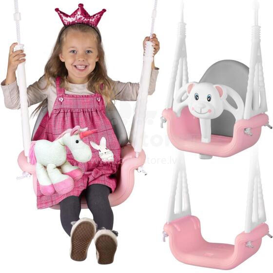 Качели-ведерко 3в1 Ricokids Розовые
