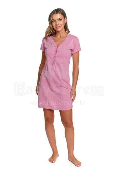 Doctornap  Cotton Night Dress Art.TCB.9505.BLUSH_ROSE.S.01   Хлопковая ночная рубашка для беременных/кормления