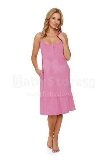 Doctornap  Cotton Night Dress Art.TCB.7244.DOLCE_VITA.S.01   Хлопковая ночная рубашка для беременных/кормления