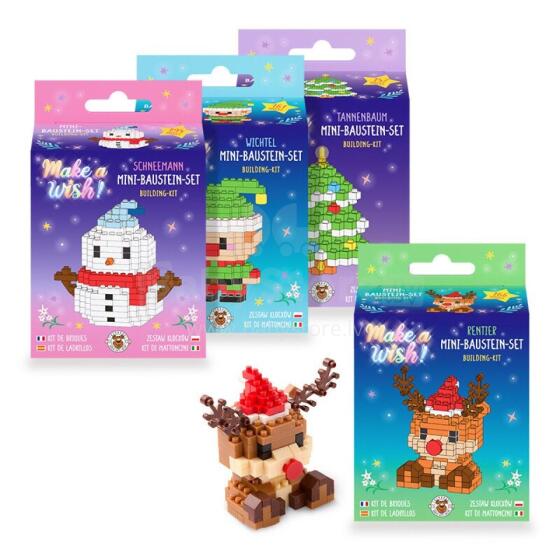 Make a Wish - Miniature building block set, 4 assorted