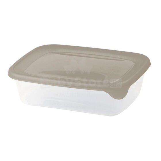 Rectangular food container 0.5L Fresh&amp;amp;Go beige