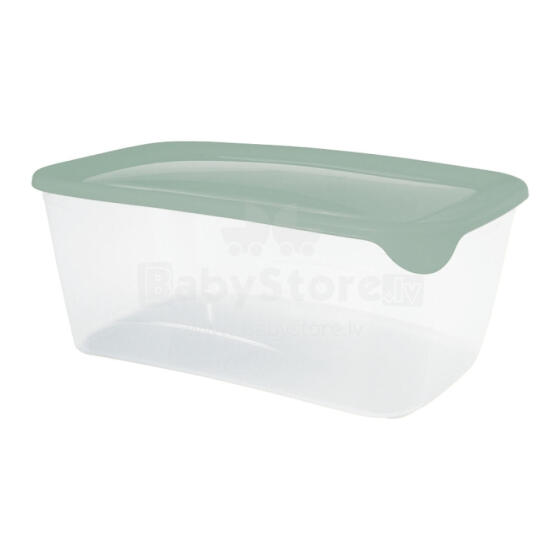 Food container rectangle 3L Fresh&amp;amp;Go green