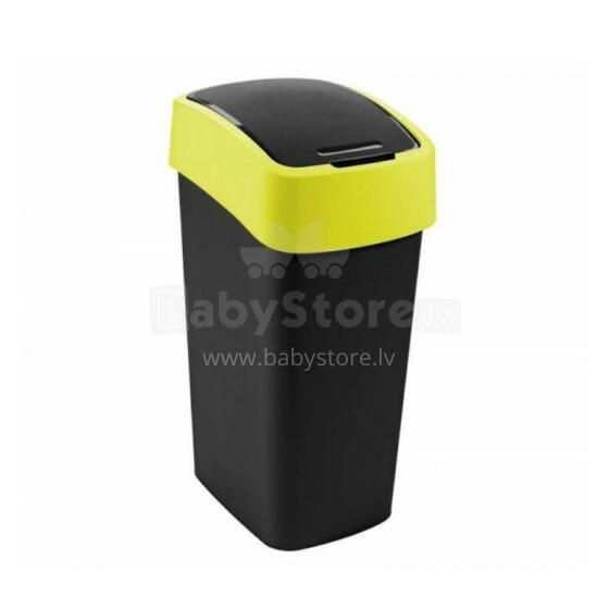 Мусорное ведро Flip Bin 45 л, черно-желтое