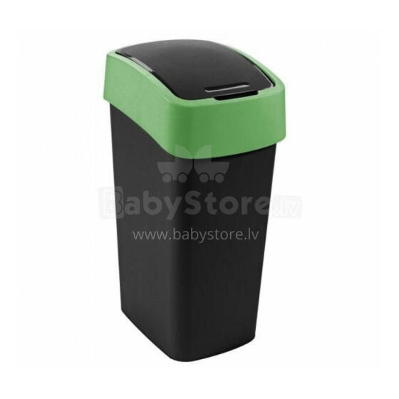Waste bin Flip Bin 45L black/green