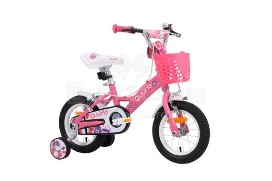QUURIO BIKE bērnu velosipēds, izmērs 12”, rozā, J24Y019