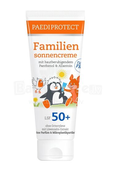Paediprotect Family Sun Cream SPF 50+ Art.290778 Крем солнцезащитный SPF50+ для младенцев и детей грудного возраста, 200 мл