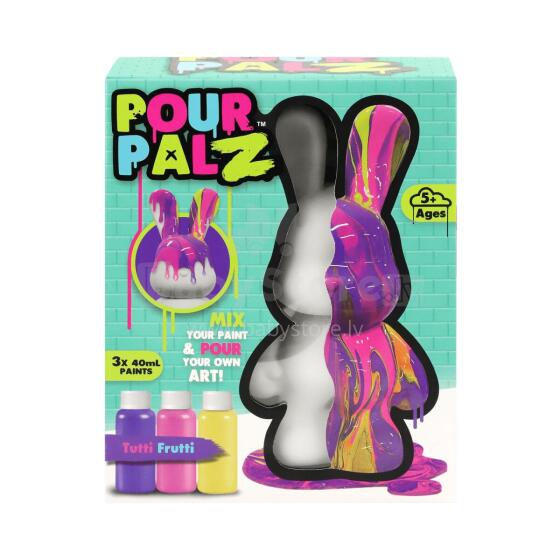 Pour Palz DIY Paint Bunny Tutti Frutti