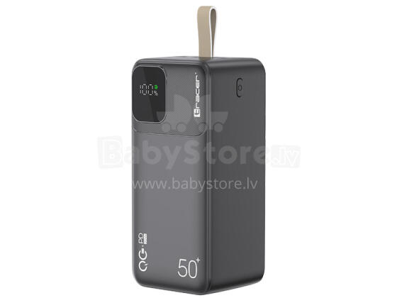 Tracer 47825 Prime-V5 50000mAh QC22.5W+PD20W Power Bank, Black