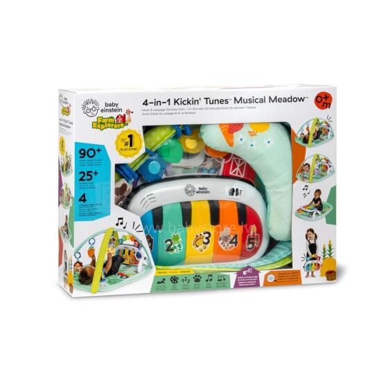 BABY EINSTEIN play mat 4-in-1 Kickin Tunes Musical Meadow, 17447