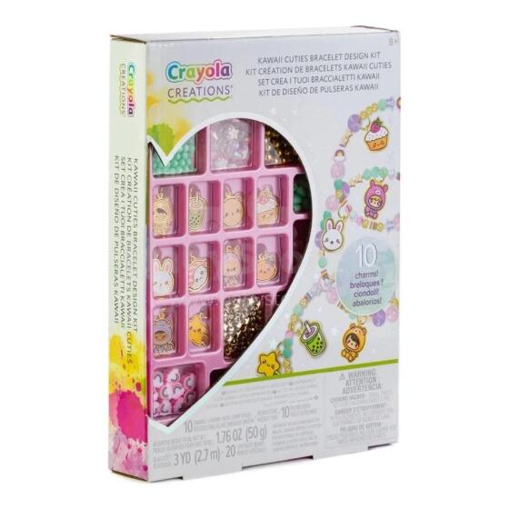CRAYOLA Creations Kawaii Bracelet Making Set, 04-2970