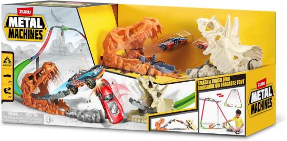 METAL MACHINES track and 2 cars playset Smash & Crash, series 1, assort., 67132