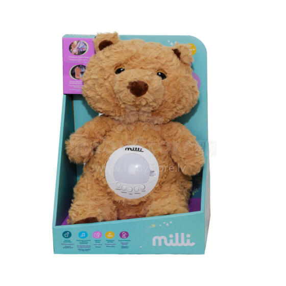 MILLI soft musical projector bear, FM666-80