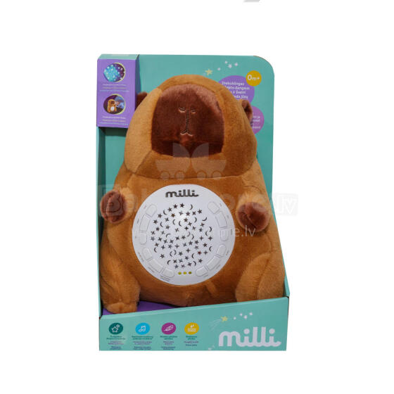 MILLI soft musical projector capybara, FM666-30