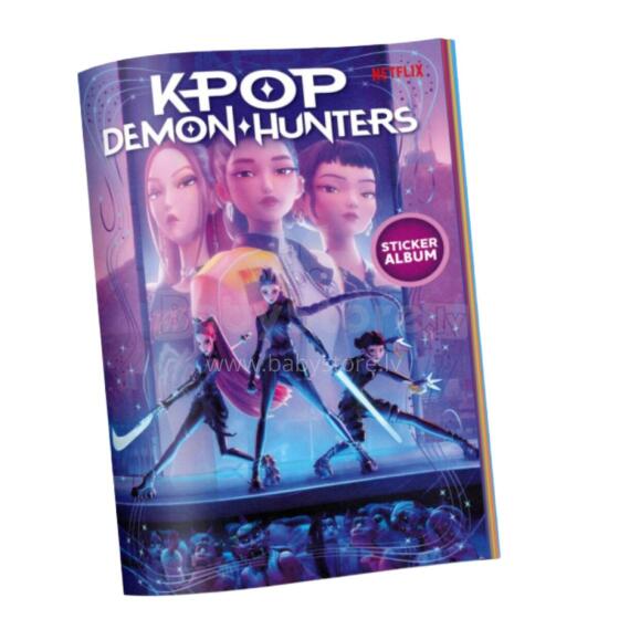 K-POP DEMON HUNTERS sticker album with stickers, 10 pcs, KPALBUM-2026-ENG