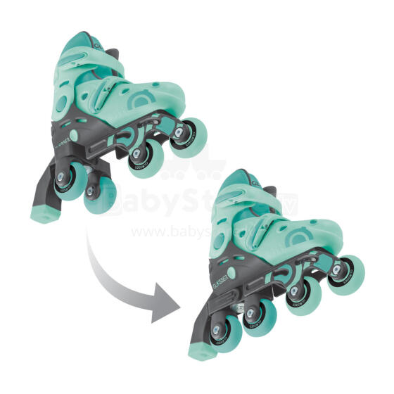 GLOBBER skrituļslidas Learning Skates 2 in 1, izmērs 30–33, piparmētru krāsas, 783-206