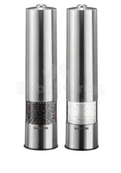Salter 7522 SSTUR15UP3 Salter Stainless Steel Electric Salt & Pepper Mills