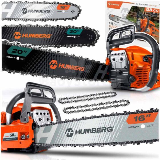 Gasoline Chainsaw Wood Cutter 16" Humberg HM-661