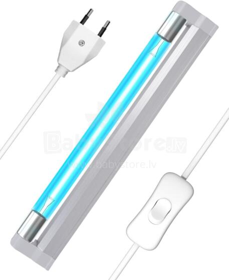 Lamp Disinfectant Ozone Light 6W UV Lamp Art.291813 Portatīvā UV-C lampu sterilizācija dezinfekcija